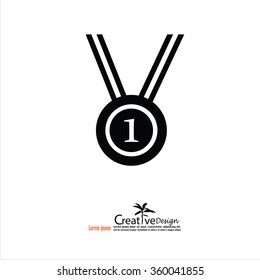 medal icon.medal.vector illustration.