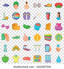 Medal icons set. Cartoon style of 36 medal vector icons for web for any design
