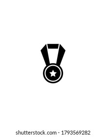 icono de medalla,mejor icono plano vector.