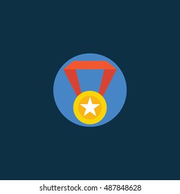 Medal icon.Vector  illustration