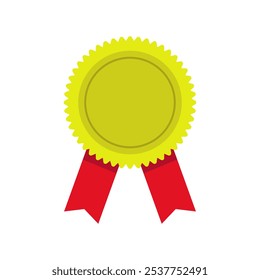 Medalla ilustrada en Vector sobre fondo