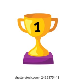 Medal illustration icon. Vector design
