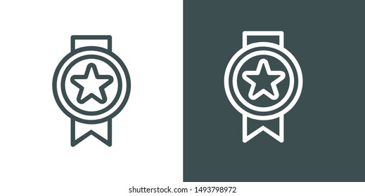 Medal Illustration Sign Icon Vector