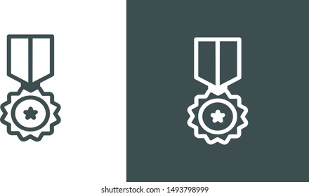 Medal Illustration Sign Icon Vector