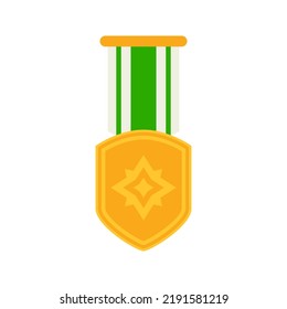 Medal isolated on white background