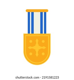 Medal isolated on white background