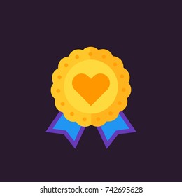 medal for likes icon