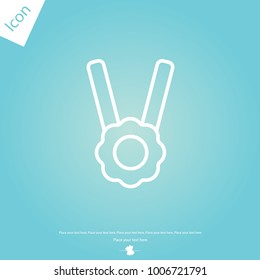 Medal line icon