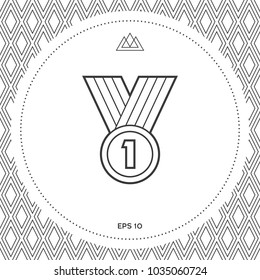Medal line Icon 