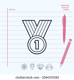 Medal line Icon 