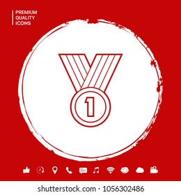 Medal line Icon 