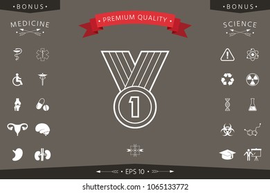 Medal line Icon 