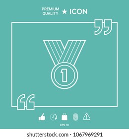 Medal line Icon 