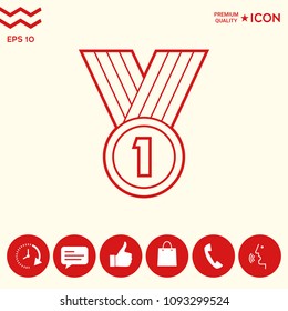 Medal line Icon 