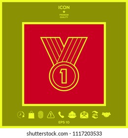 Medal line Icon 