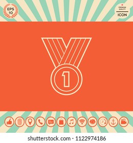 Medal line Icon 