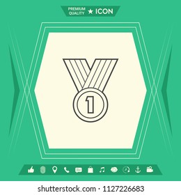 Medal line Icon 