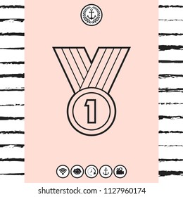 Medal line Icon 