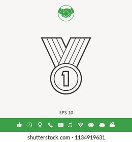 Medal line Icon 