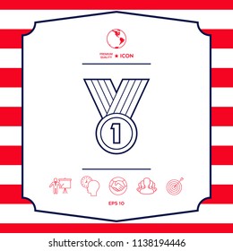 Medal line Icon 