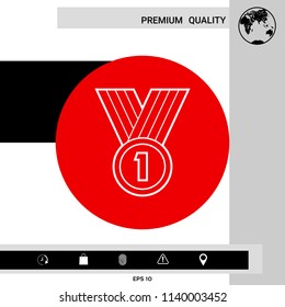 Medal line Icon 