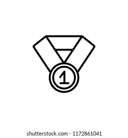 medal line icon