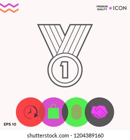 Medal line Icon 