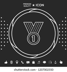 Medal line Icon 