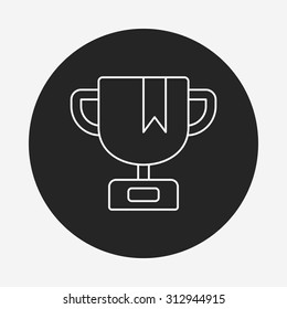 medal line icon