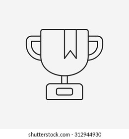 medal line icon