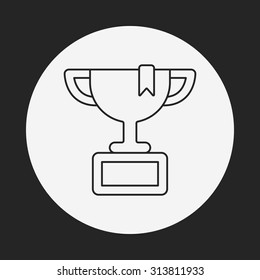 medal line icon