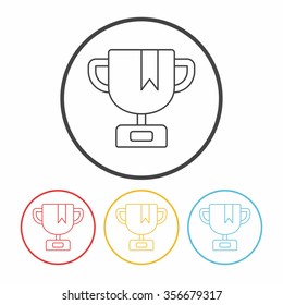 medal line icon