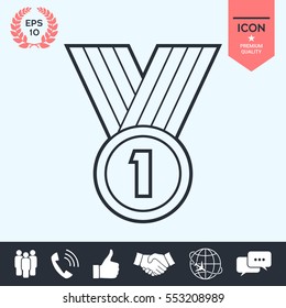 Medal line Icon 