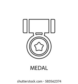 medal line icon
