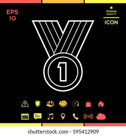 Medal line Icon 