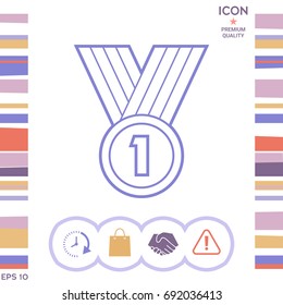 Medal line Icon 