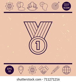 Medal line Icon 