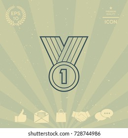 Medal line Icon 