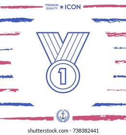 Medal line Icon 