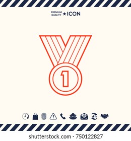 Medal line Icon 