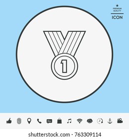 Medal line Icon 