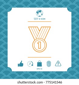 Medal line Icon 