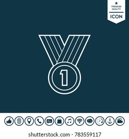 Medal line Icon 