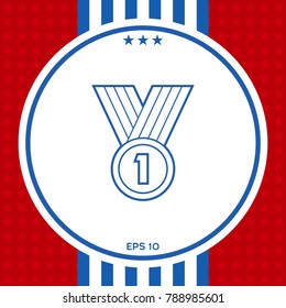 Medal line Icon 