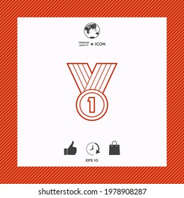 Medal line Icon , elements for your design