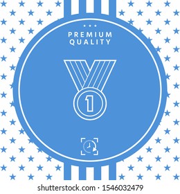 Medal line Icon . Graphic elements for your design