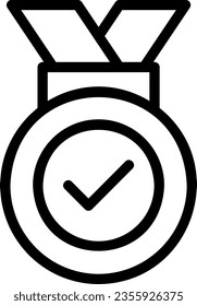 Medaillenzeilensymbol, Vektorgrafik
