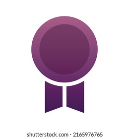 medal logo gradient design template icon