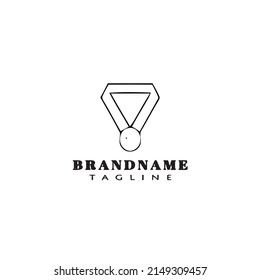 plantilla de diseño de icono de logotipo de medalla vector moderno