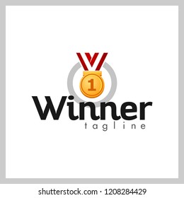 Medal logo vector